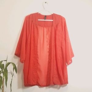 Coral Cardigan